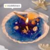 蓝色海螺香薰蜡烛 海洋味 blue conch scented candle ocean