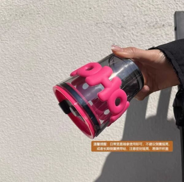 hoho 玻璃吸管杯 hoho glass straw cup