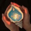 蓝色海螺香薰蜡烛 海洋味 blue conch scented candle ocean