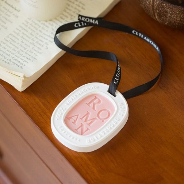 车载香薰石膏挂片（椭圆） gypsum incense pendant（oval）