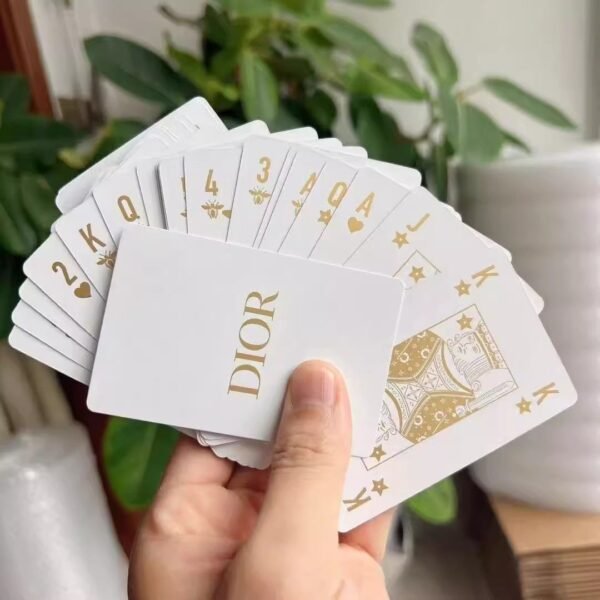 bmc008 dior 限量扑克牌圣诞套装 dior limited playing cards christmas set