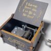 harry potter迷你手摇音乐盒 harry potter mini hand cranked music box