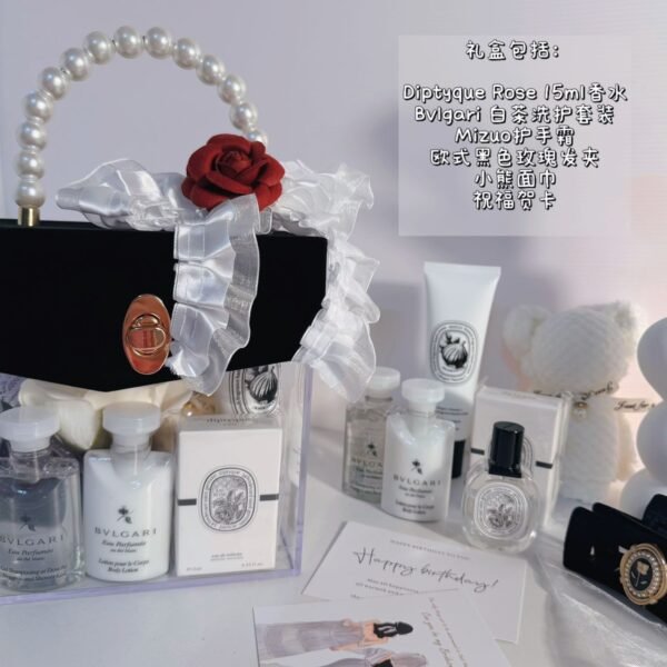 la rose 白玫珍珠礼盒