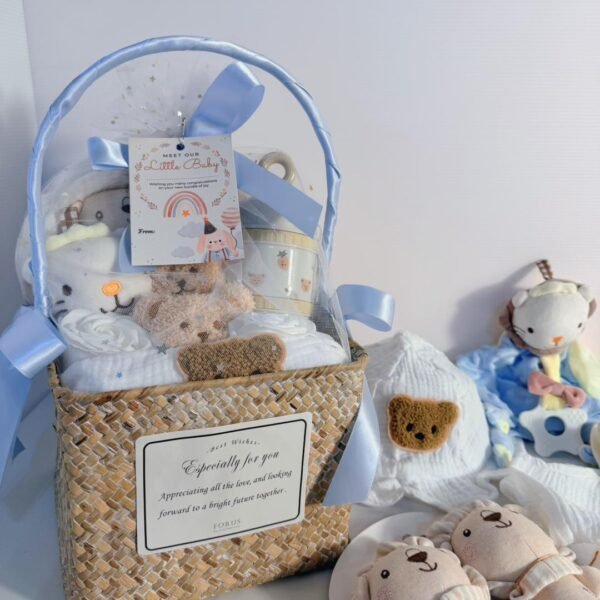 cloudy joy baby basket 新生男宝喜悦篮