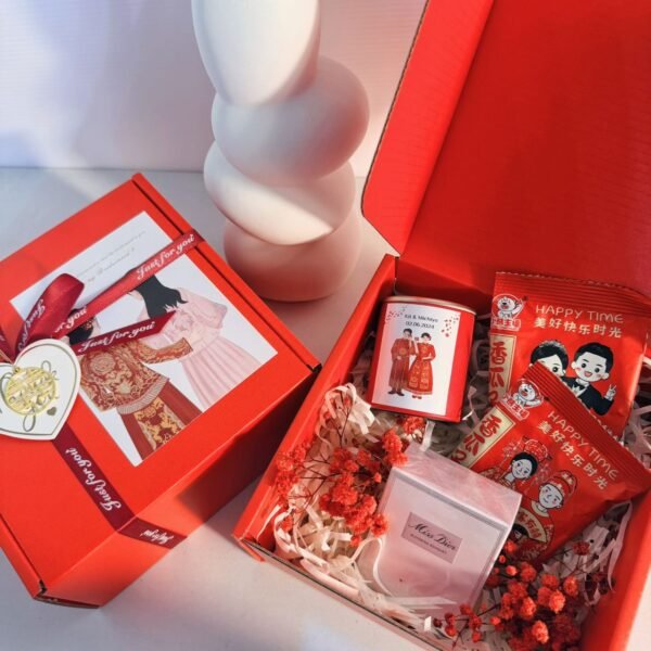 中式伴娘礼 blushing bride box