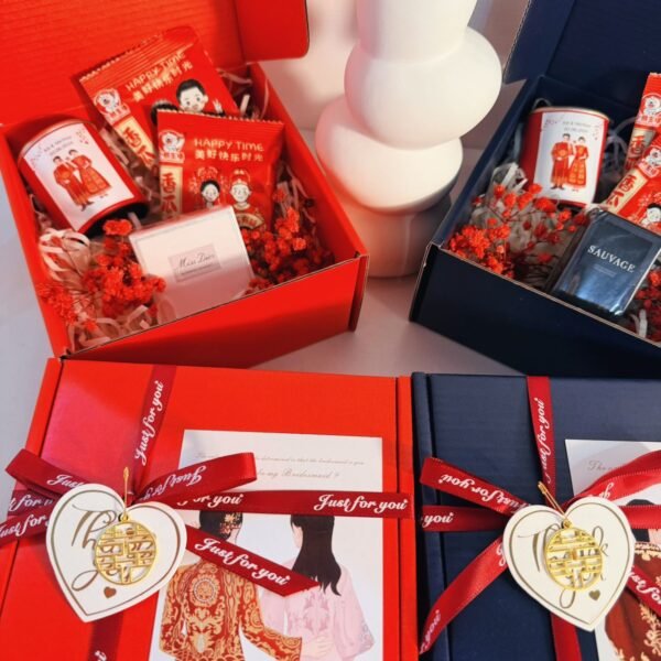 中式伴娘礼 blushing bride box